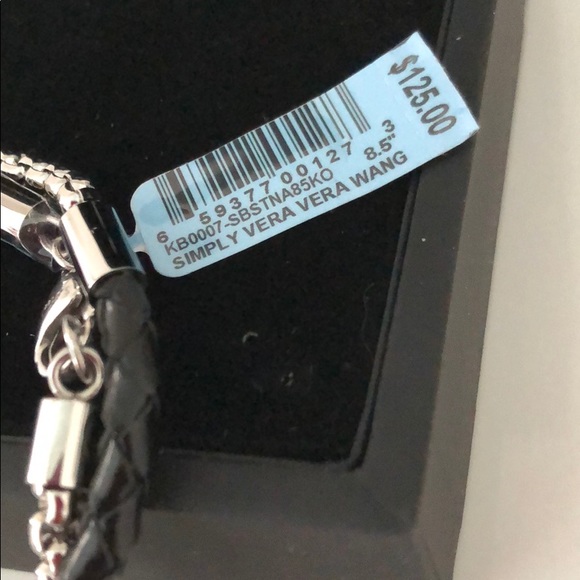 SIMPLY VERA UNISEX STAINLESS STEEL LEATHER WRAP - Picture 4 of 16